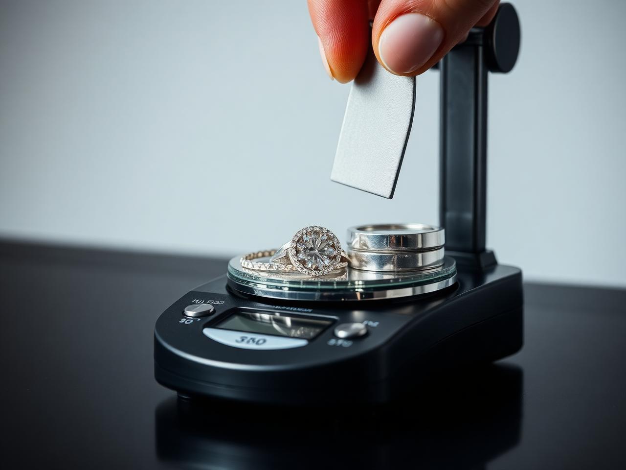 Nauwkeurig wegen van zilver