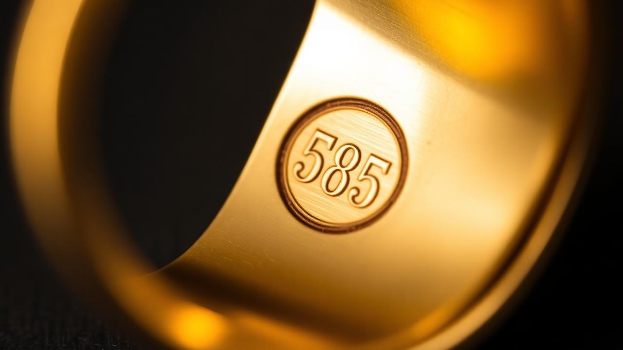 Keurtekens in gouden sieraden: 333, 585, 750